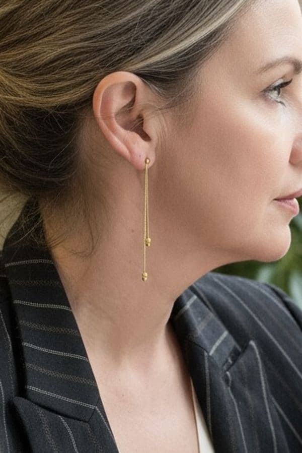 BOUCLES D'OREILLES PENDANTES — vue 2