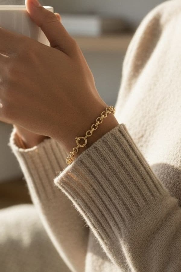BRACELET MAILLE JASERON — vue 2
