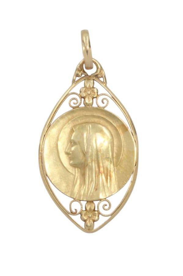 MEDAILLE VIERGE ANCIENNE — vue 1