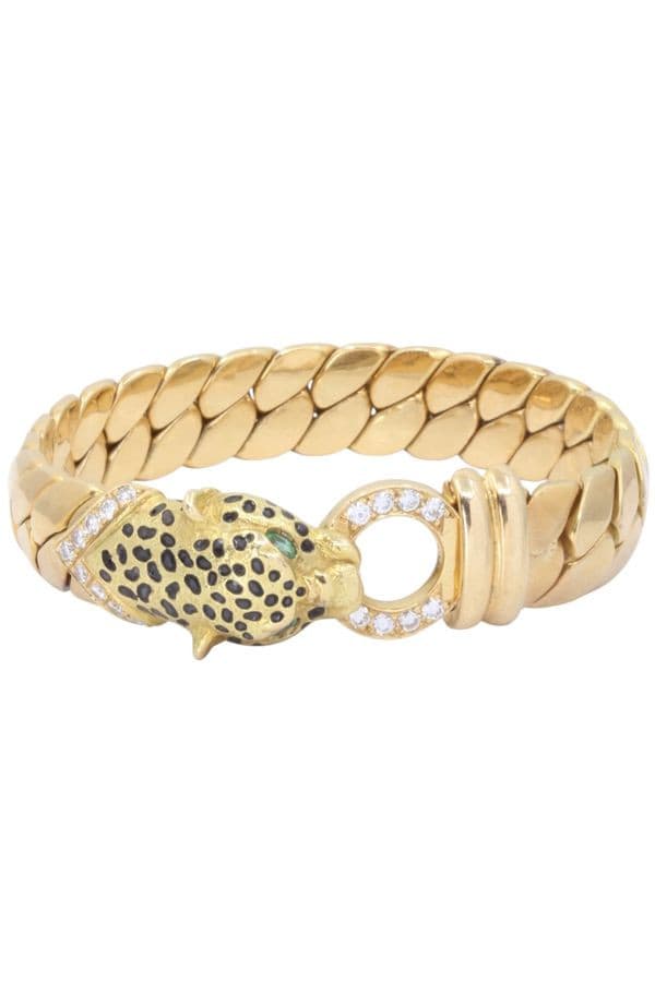 BRACELET PANTHÈRE DIAMANTS