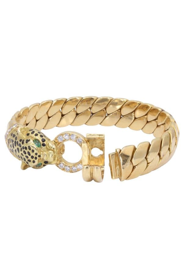 BRACELET PANTHÈRE DIAMANTS — vue 3