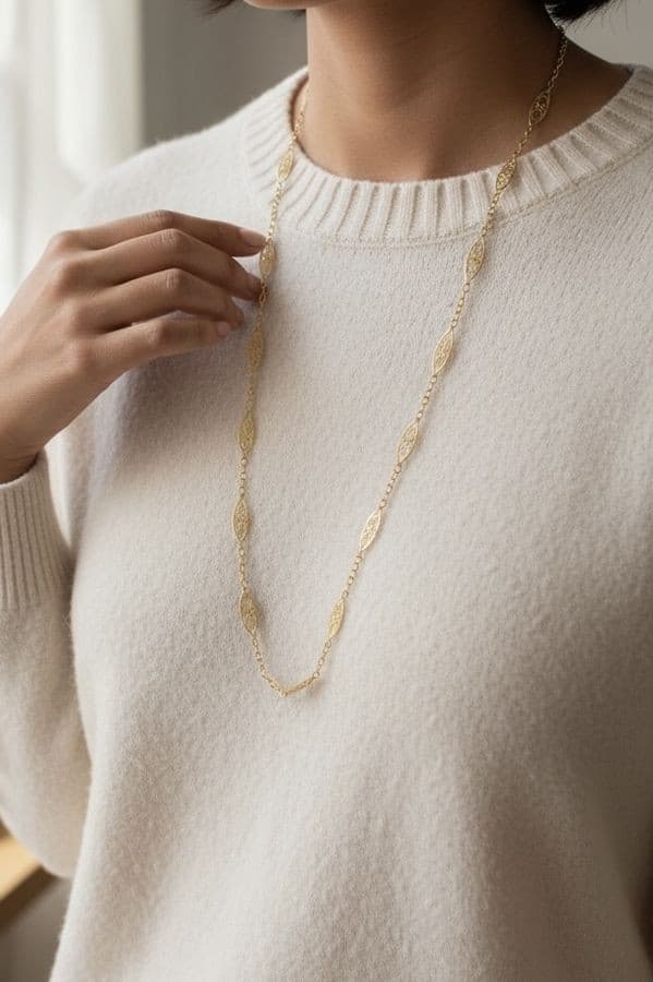 COLLIER FILIGRANE — vue 2