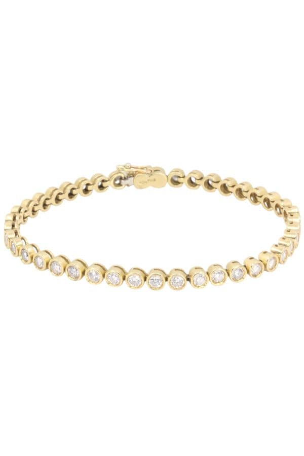 BRACELET LIGNE DIAMANTS
