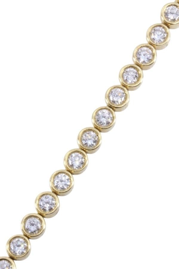 BRACELET LIGNE DIAMANTS — vue 3