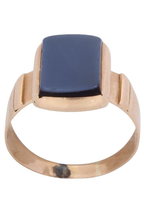 BAGUE  ANCIENNE AGATHE — vue 1