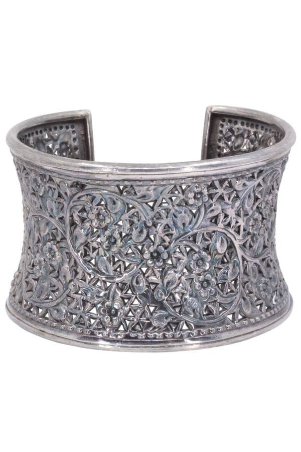 BRACELET MANCHETTE ARGENT — vue 1