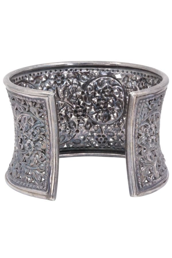 BRACELET MANCHETTE ARGENT — vue 2