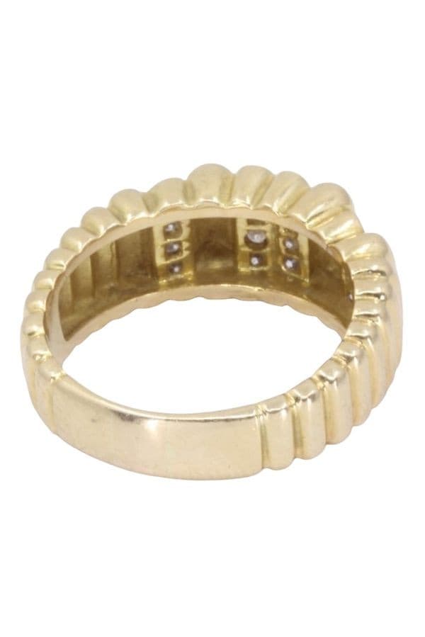 BAGUE MODERNE DIAMANTS — vue 6