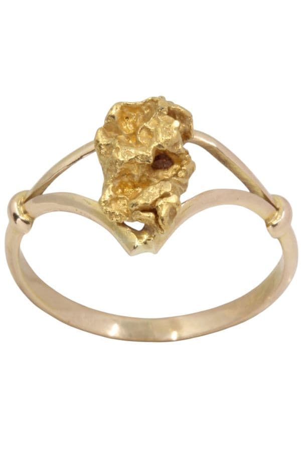 BAGUE PÉPITE NATURELLE — vue 1