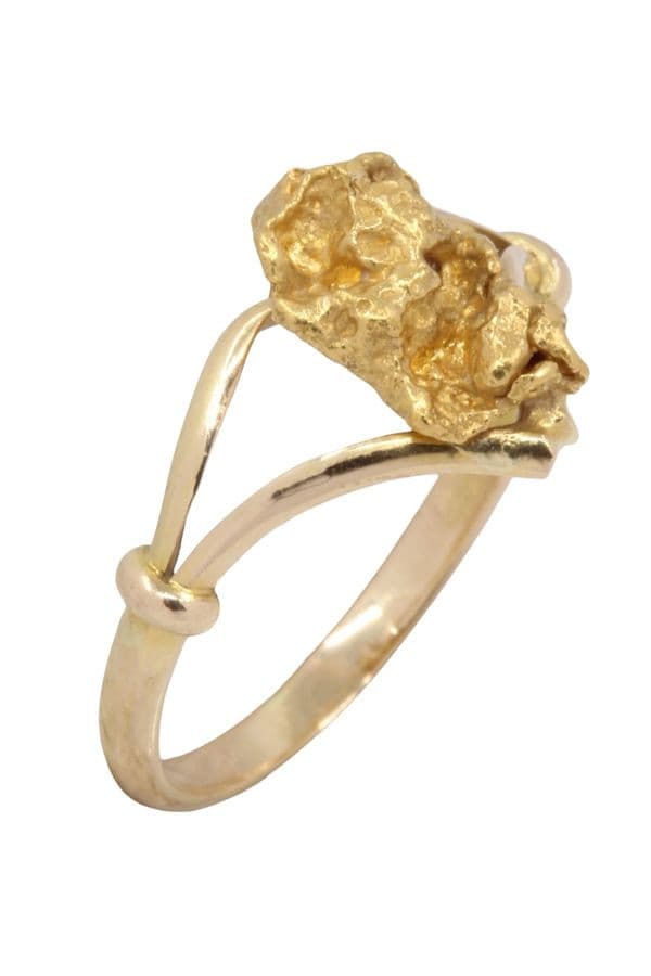 BAGUE PÉPITE NATURELLE — vue 3