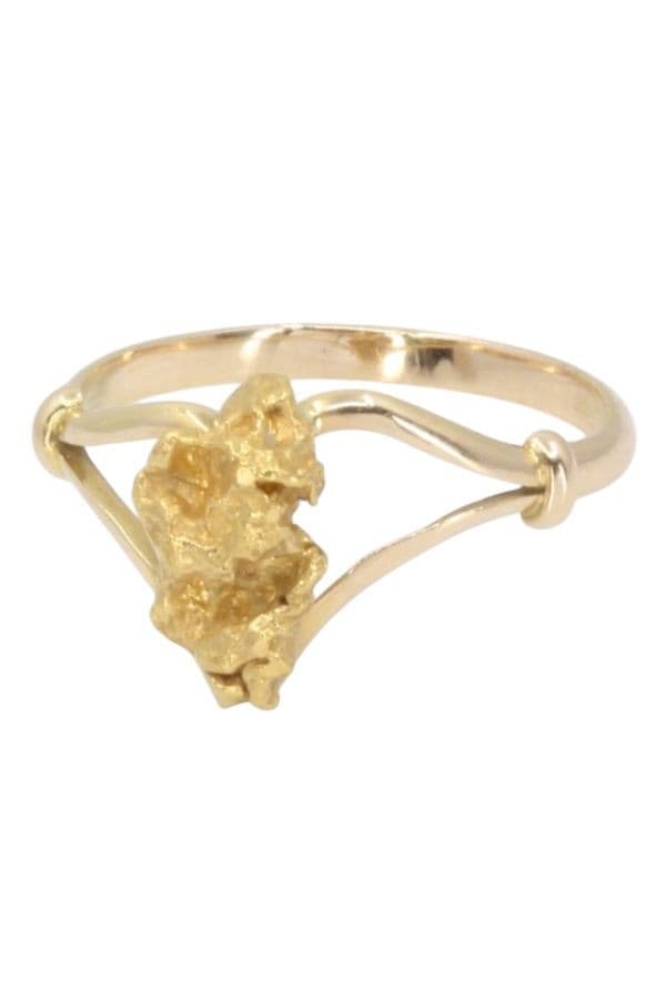 BAGUE PÉPITE NATURELLE — vue 5