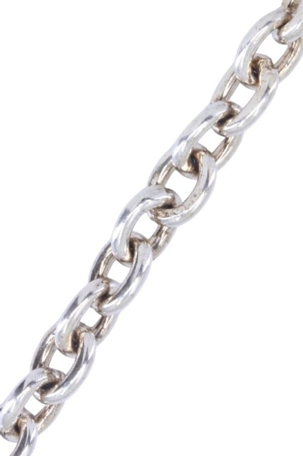 BRACELET MAILLE OVALE  ARGENT — vue 3