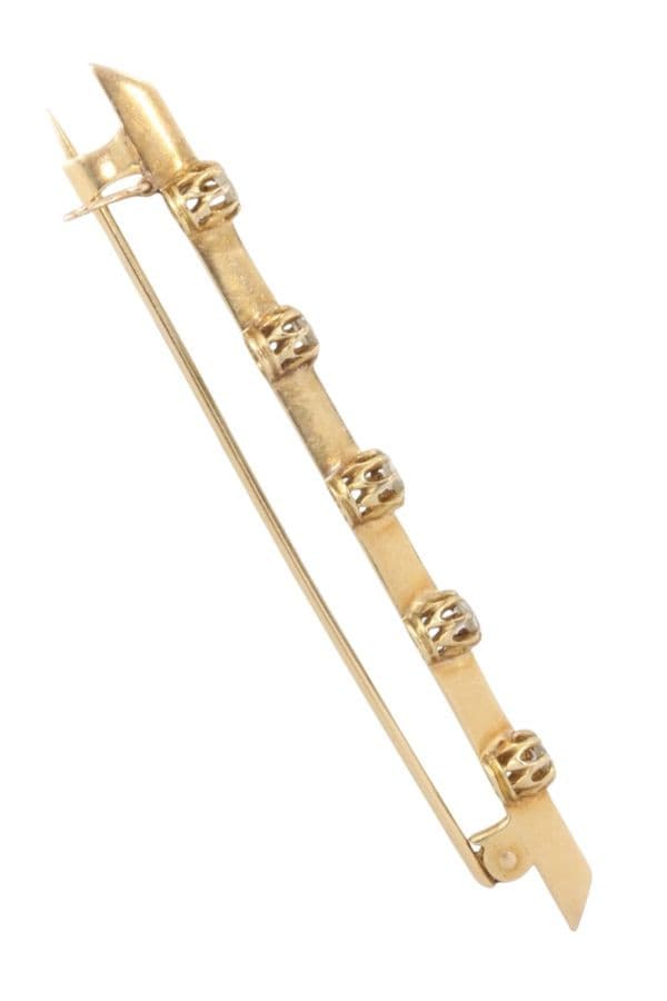 BROCHE ANCIENNE DIAMANTS — vue 3