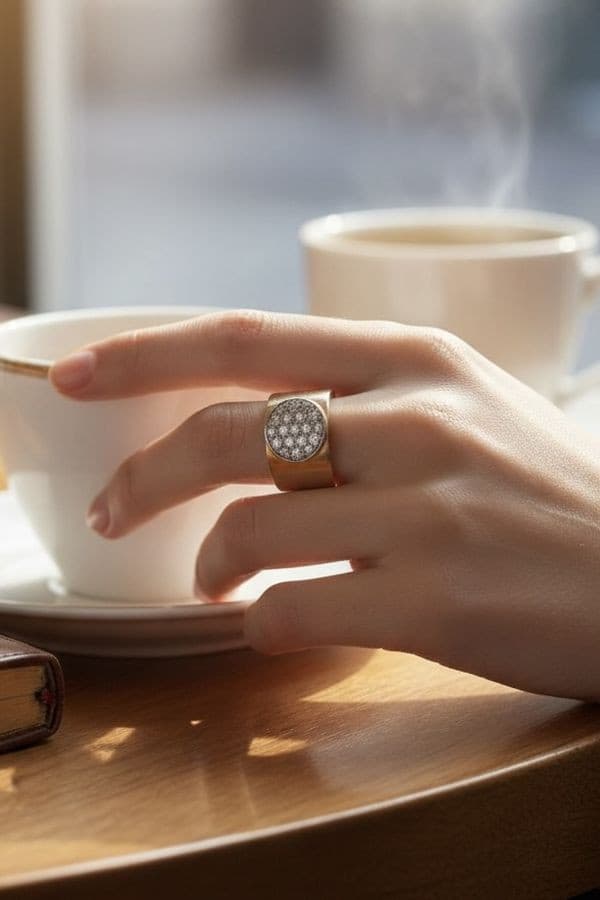 BAGUE DINH VAN ANTHEA — vue 2