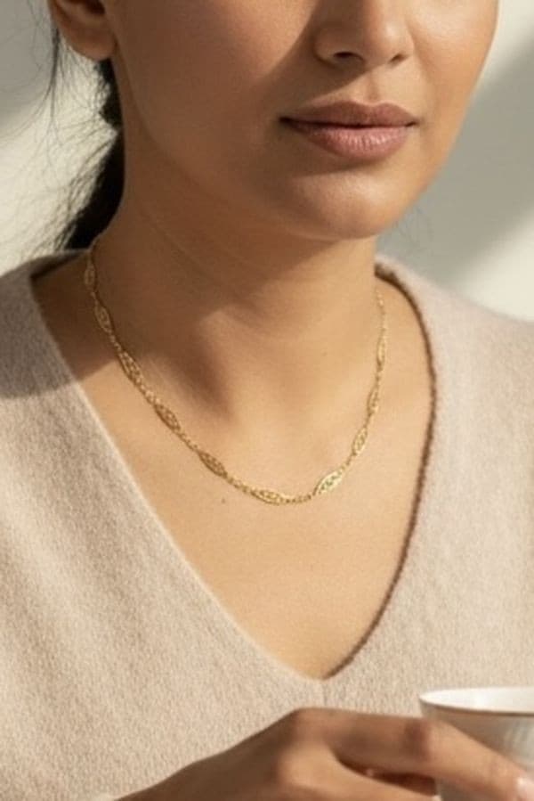 COLLIER FILIGRANE MODERNE — vue 2