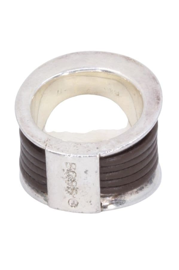 BAGUE BOSS ARGENT — vue 5