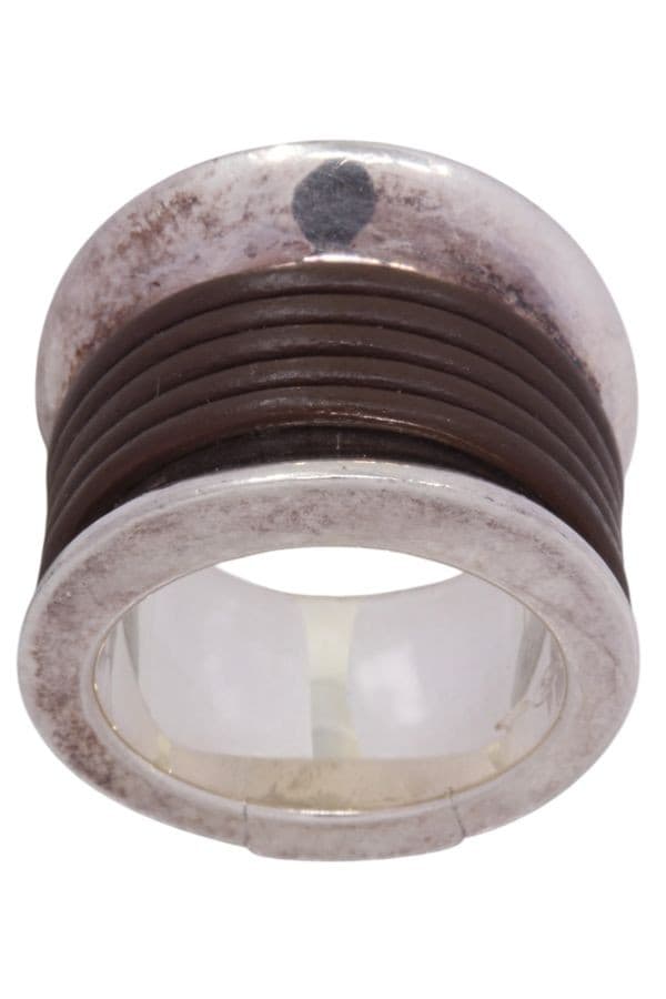 BAGUE BOSS ARGENT — vue 1