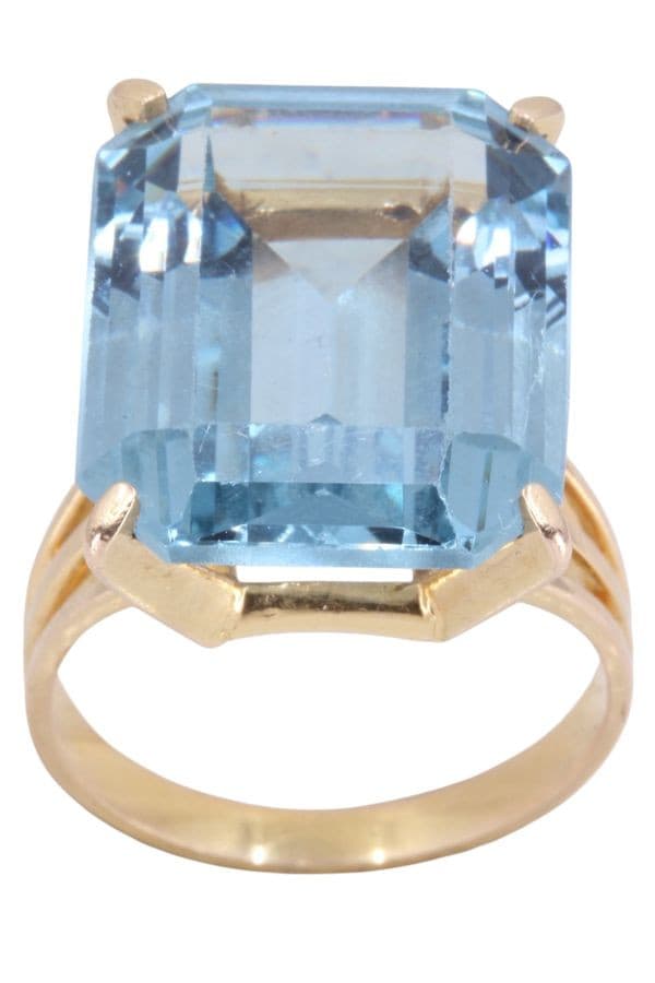 BAGUE COCKTAIL TOPAZE — vue 1