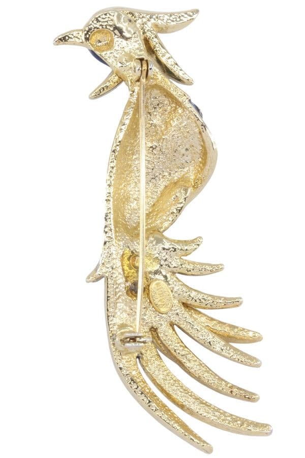 BROCHE FANTAISIE PERROQUET — vue 3