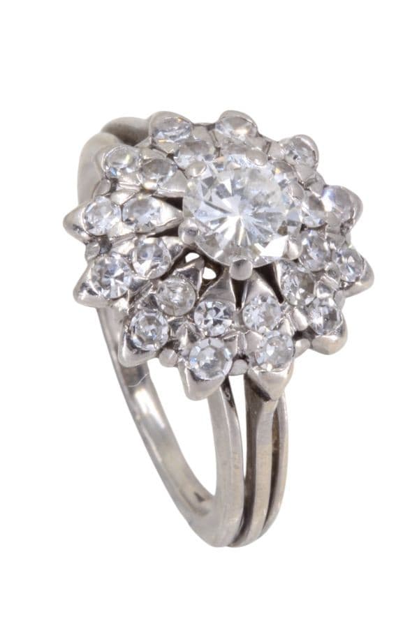 BAGUE FLEUR DIAMANTS — vue 4