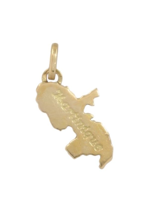 PENDENTIF CARTE MARTINIQUE — vue 1