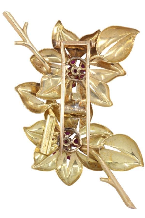 BROCHE VAN CLEEF & ARPELS RUBIS — vue 3