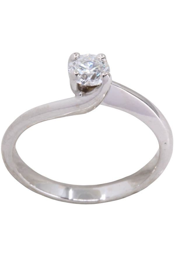 SOLITAIRE DIAMANT 0.35 CARAT — vue 1