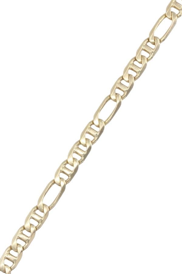 BRACELET MAILLE FIGARO ALTERNEE — vue 4