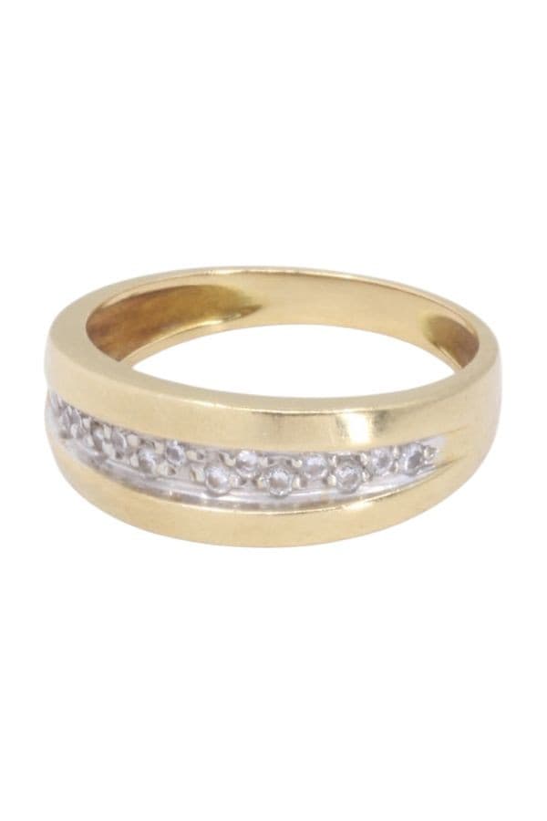 BAGUE JONC DIAMANTS — vue 5
