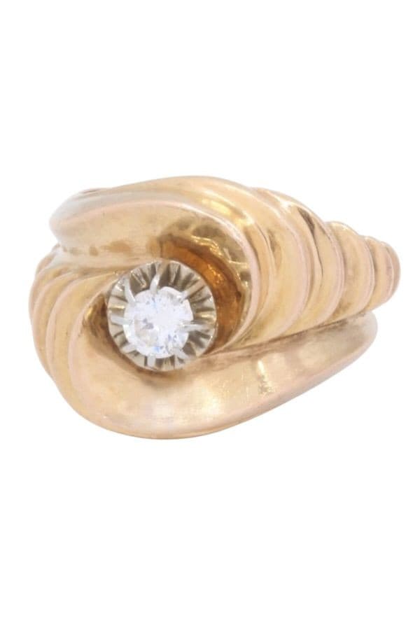 BAGUE DIAMANT 1950' — vue 5