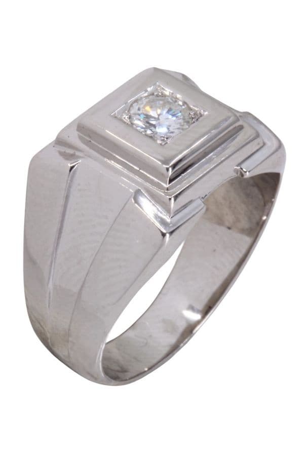 CHEVALIERE MODERNE DIAMANT — vue 3