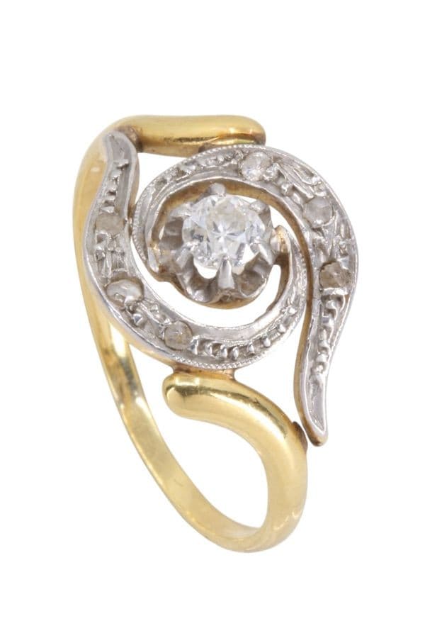 BAGUE TOURBILLON DIAMANTS — vue 3