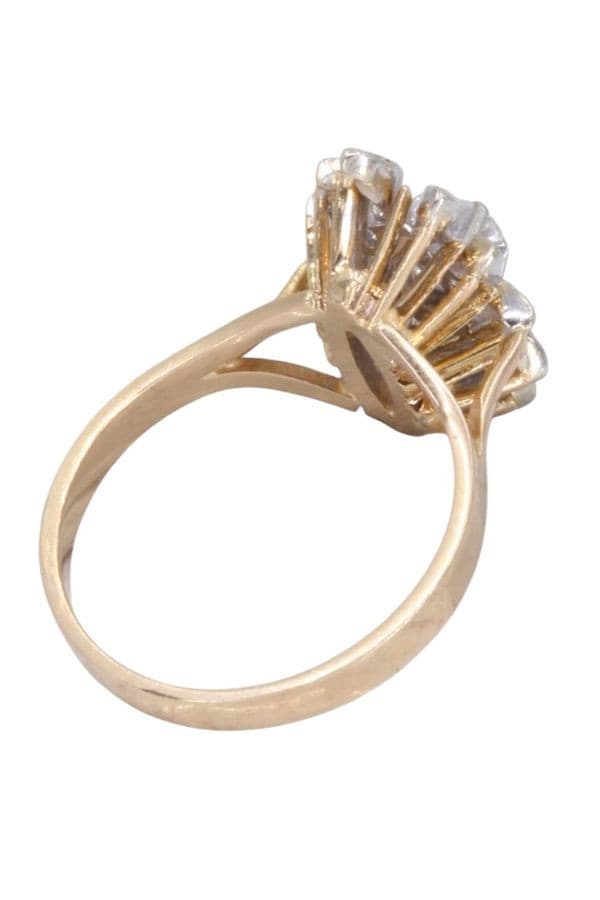 BAGUE MARQUISE DIAMANTS — vue 6