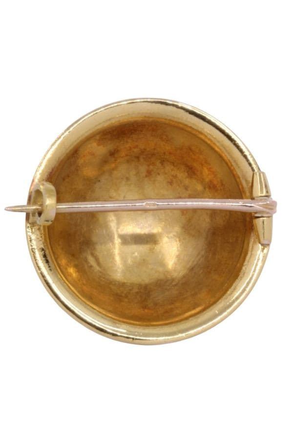 BROCHE DEMI-SPHERE — vue 2