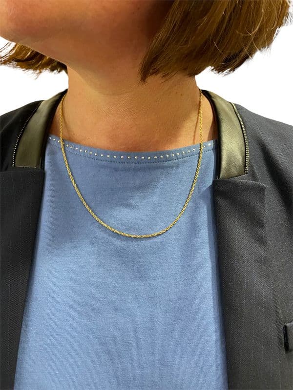 CHAINE MAILLE TORSADÉE — vue 2
