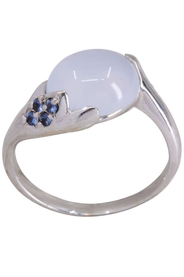 BAGUE PIERRE DE LUNE — vue 1