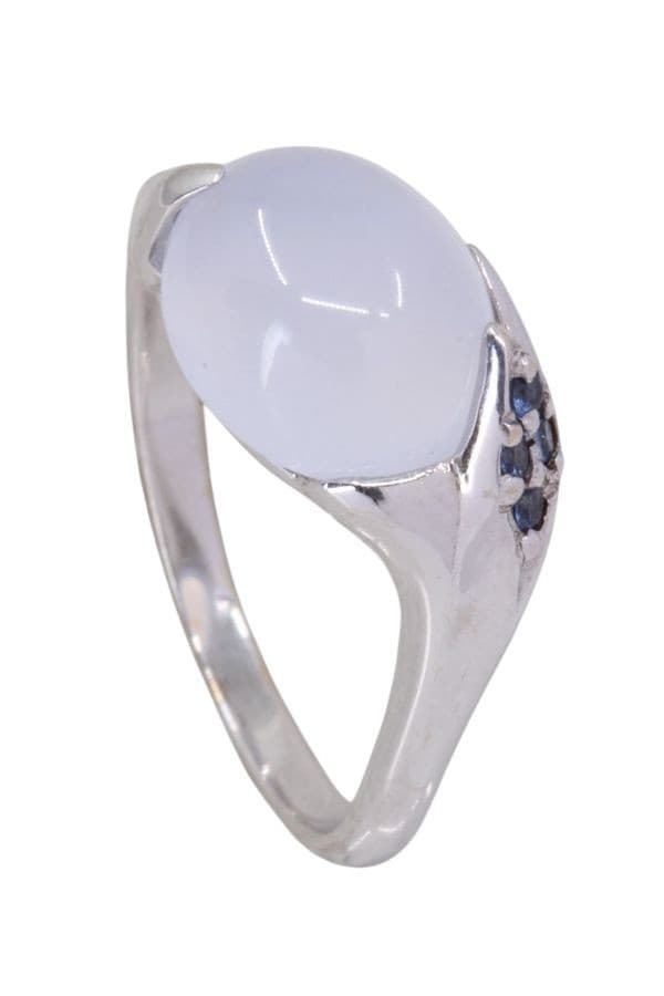 BAGUE PIERRE DE LUNE — vue 4