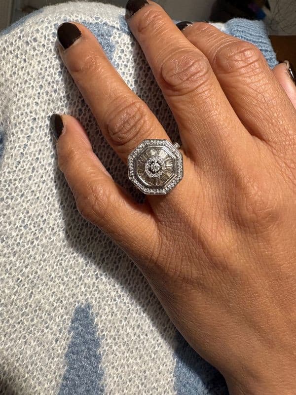 BAGUE DIAMANTS — vue 2