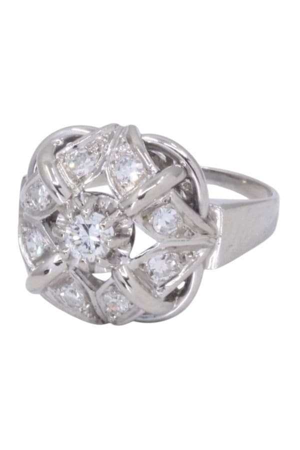 BAGUE DIAMANTS 1950' — vue 5