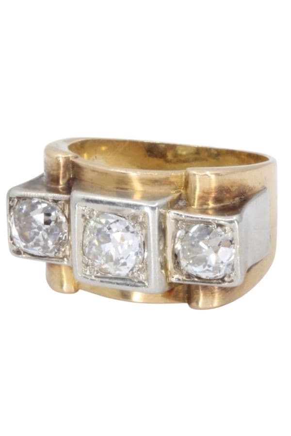 BAGUE TANK DIAMANTS — vue 5