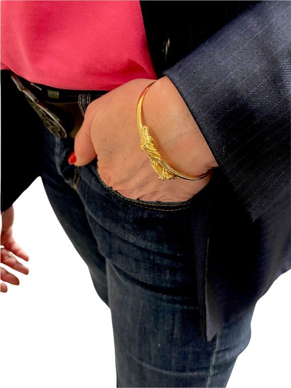 BRACELET JONC CHEVAUX — vue 2
