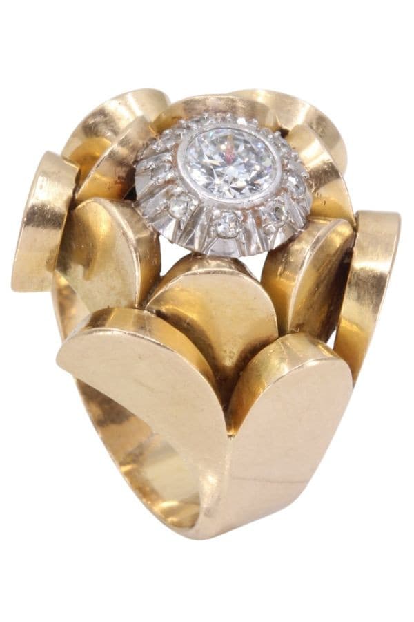 BAGUE DIAMANTS 1950' — vue 4