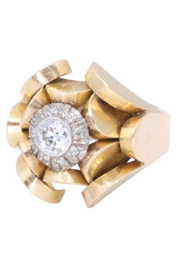 BAGUE DIAMANTS 1950' — vue 5