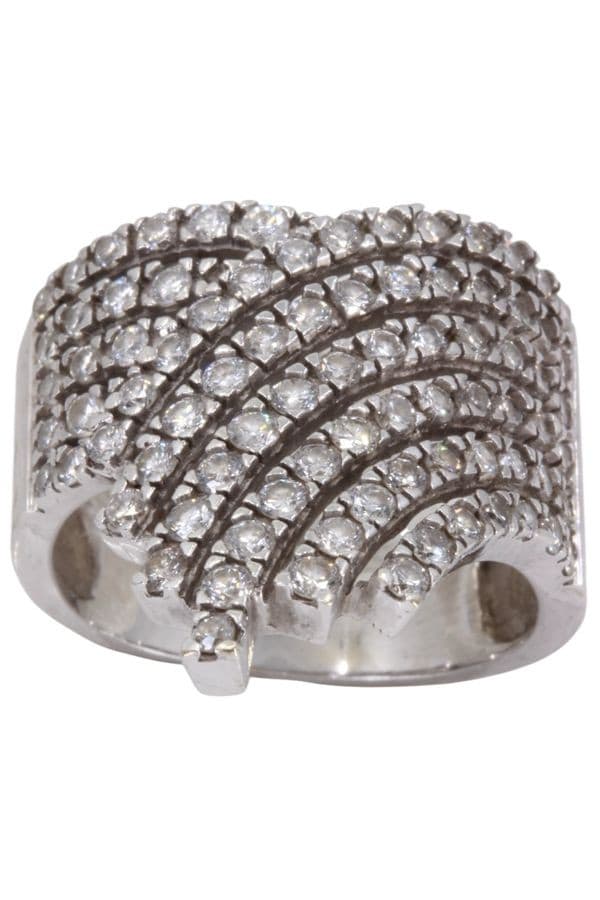 BAGUE PAVAGE DIAMANTS