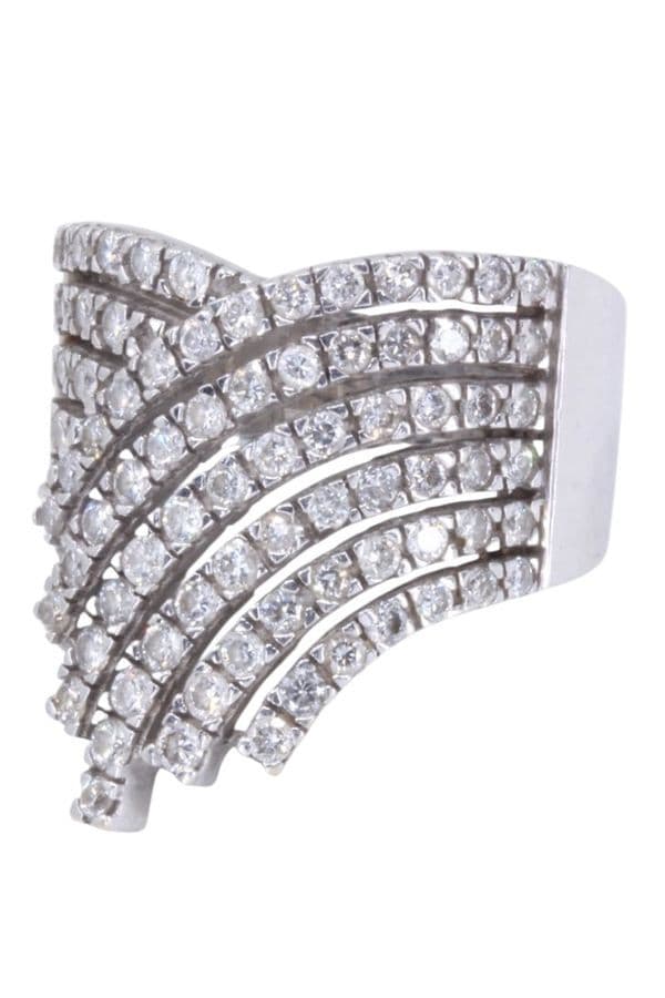 BAGUE PAVAGE DIAMANTS — vue 4