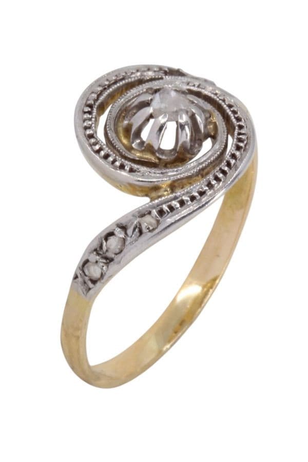 BAGUE TOURBILLON DIAMANTS — vue 3