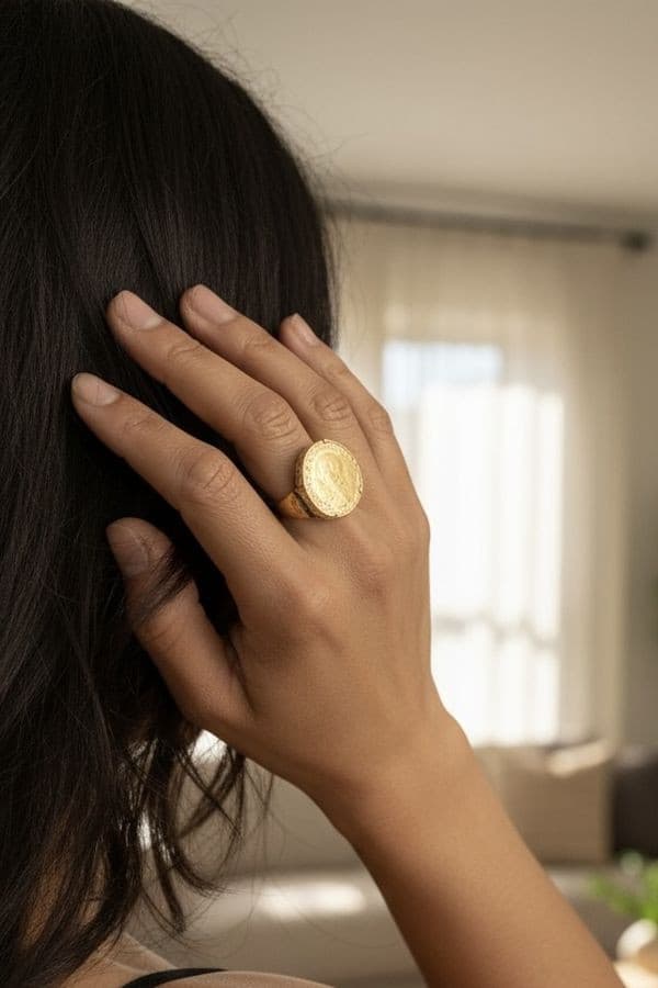 BAGUE PIÈCE SOUVERAIN — vue 2