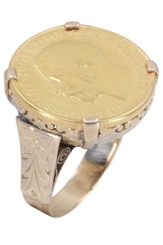 BAGUE PIÈCE SOUVERAIN — vue 3