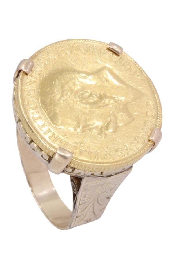 BAGUE PIÈCE SOUVERAIN — vue 4