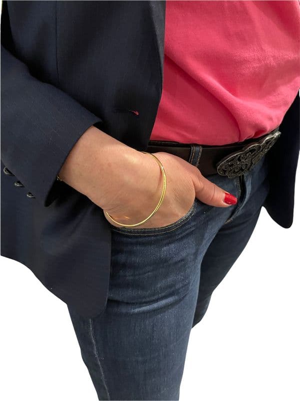 BRACELET DEMI JONC RIGIDE — vue 2